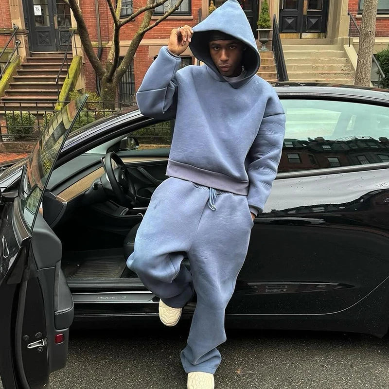 Rycot Oversized 2-Piece Tracksuit Blue